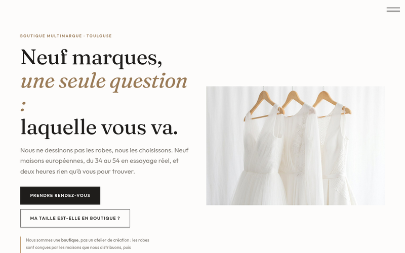 Aperçu du modèle Blanc sur blanc pour robe de mariée