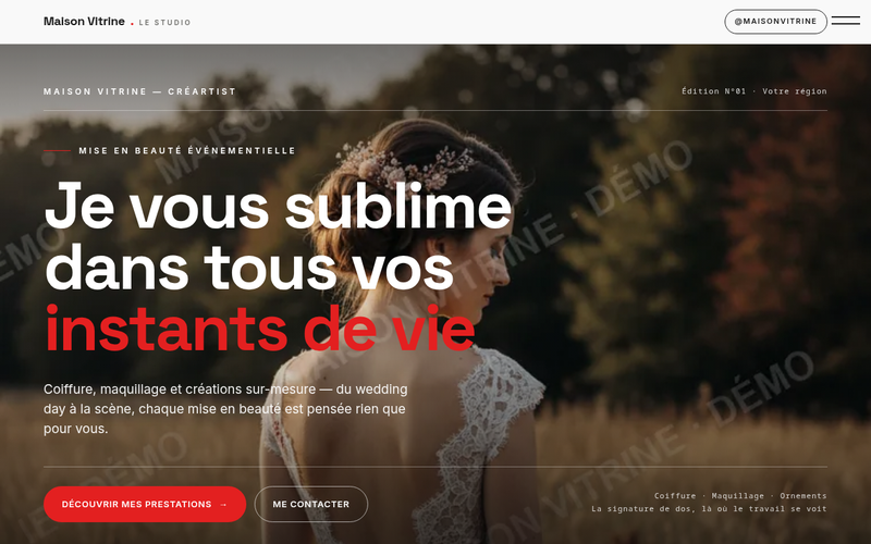 Aperçu du modèle Éditorial Couture, pour robe de mariée