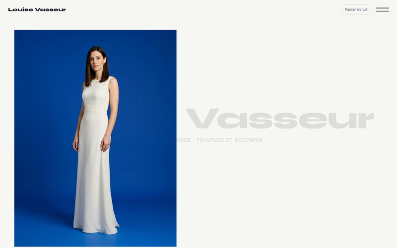 Aperçu d’un modèle de site pour mannequin