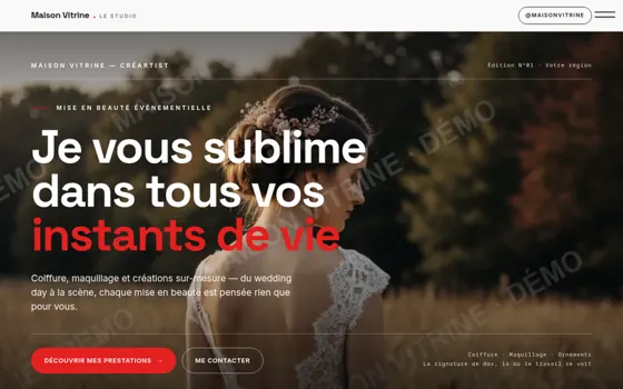 Modèle Éditorial Couture, pour Robe de mariée