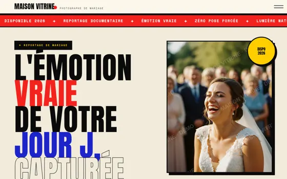 Modèle Kinetic Bold, pour Photographe