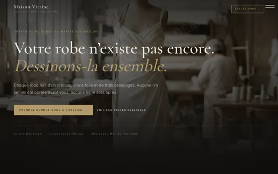 Modèle Soie Noire, pour Robe de mariée